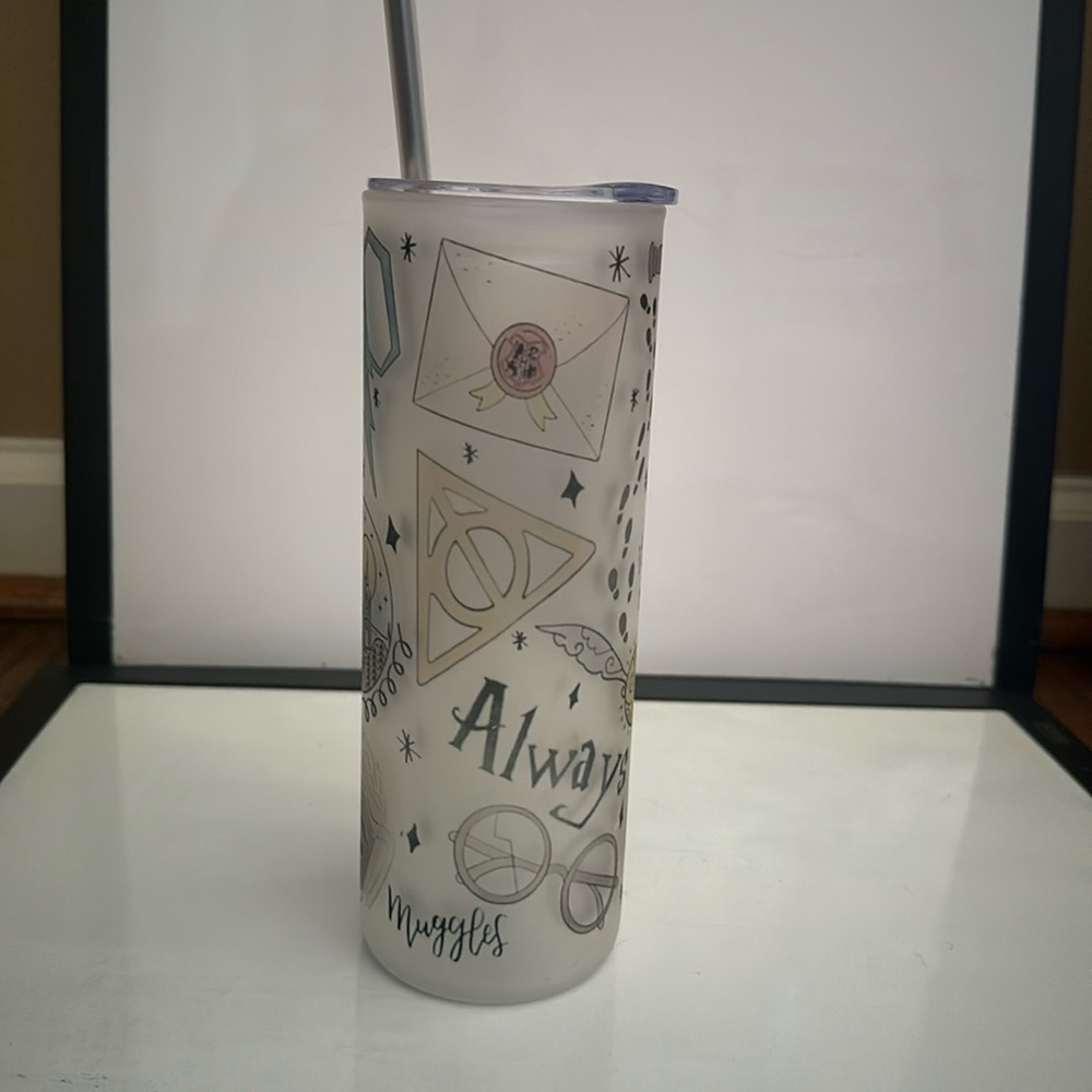 Harry Potter glass cup